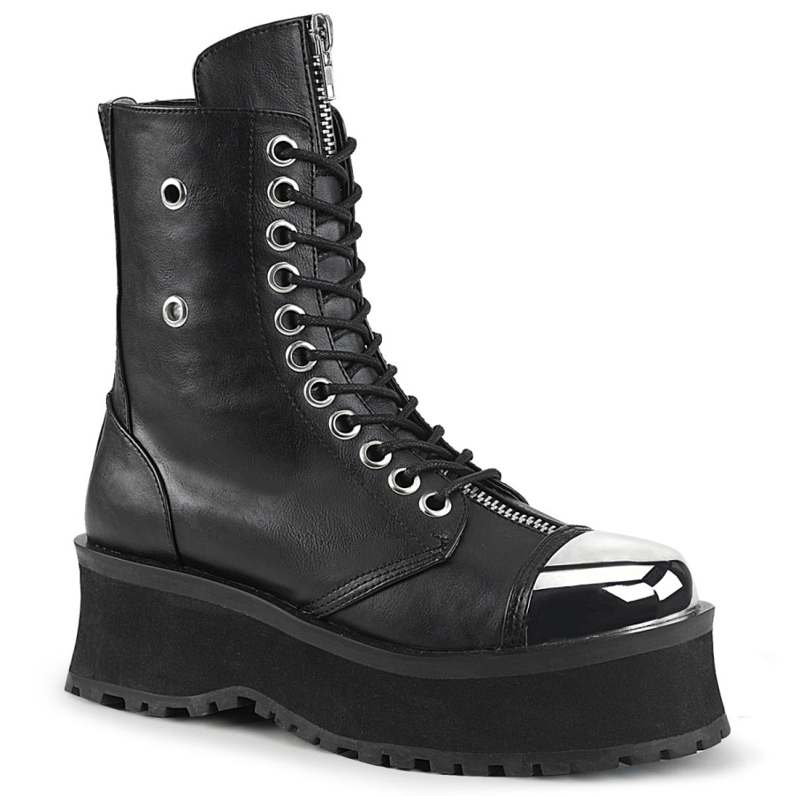 demonia_black_vegan_leather_gravedigger_10.jpg Demonia Black Vegan Leather Gravedigger-10 - Image 1