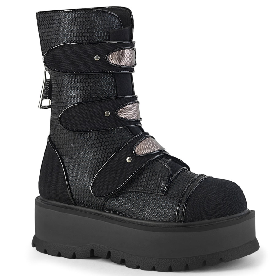 slacker_101_demonia_black_vegan_leather_canvas.jpg Slacker-101 Demonia Black Vegan Leather-Canvas - Image 1