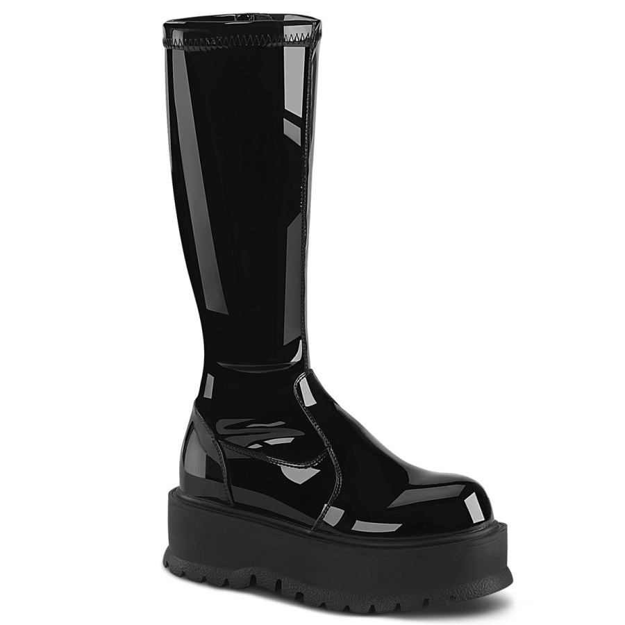 slacker_200_demonia_black_patent.jpg Slacker-200 Demonia Black Patent - Image 1