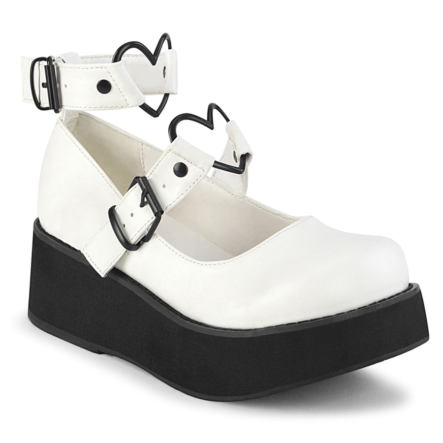 sprite_02_white_vegan_leather_demonia.jpg Sprite-02 White Vegan Leather Demonia - Image 1
