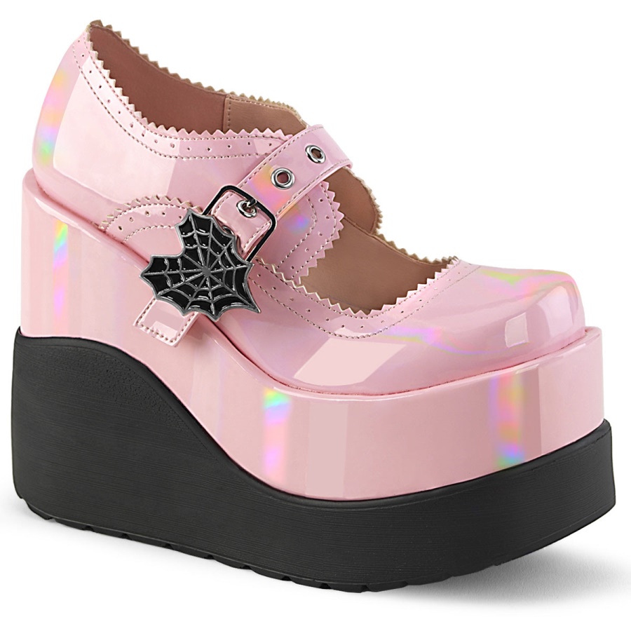 void_38_demonia_baby_pink_holo_patent.jpg Void-38 Demonia Baby Pink Holo Patent - Image 1