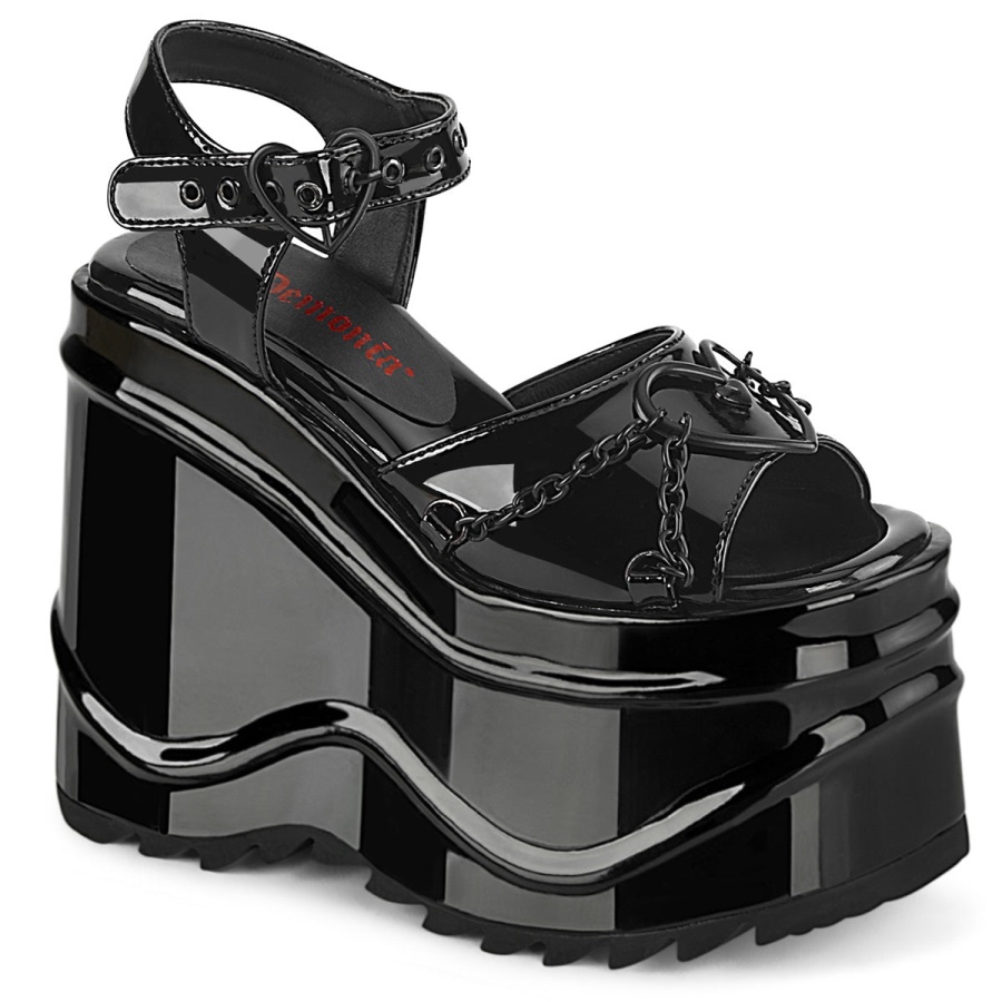 wave_09_demonia_black_patent.jpg Wave-09 Demonia Black Patent - Image 1