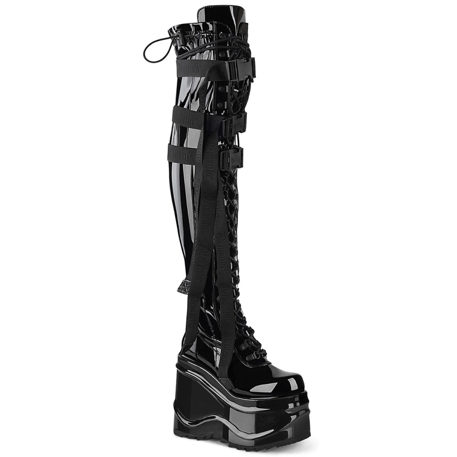 wave_315_demonia_black_stretch_patent.jpg Wave-315 Demonia Black Stretch Patent - Image 1