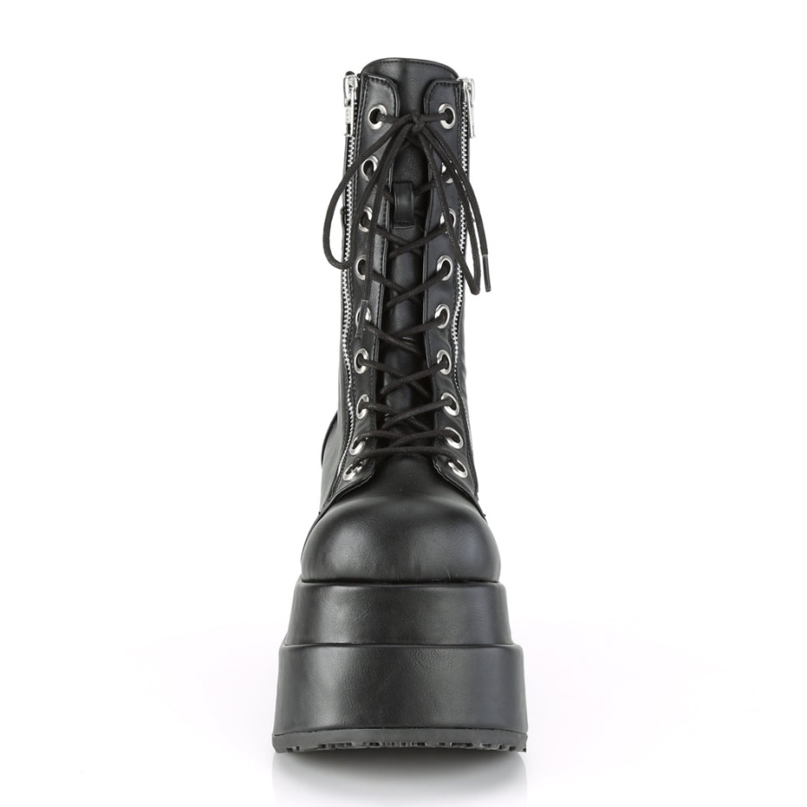 Bear-265 Demonia Black Vegan Leather