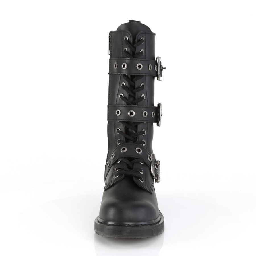Bolt-330 Demonia Black Vegan Leather