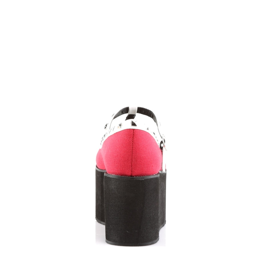 Click-07 Demonia Red Canvas-Black