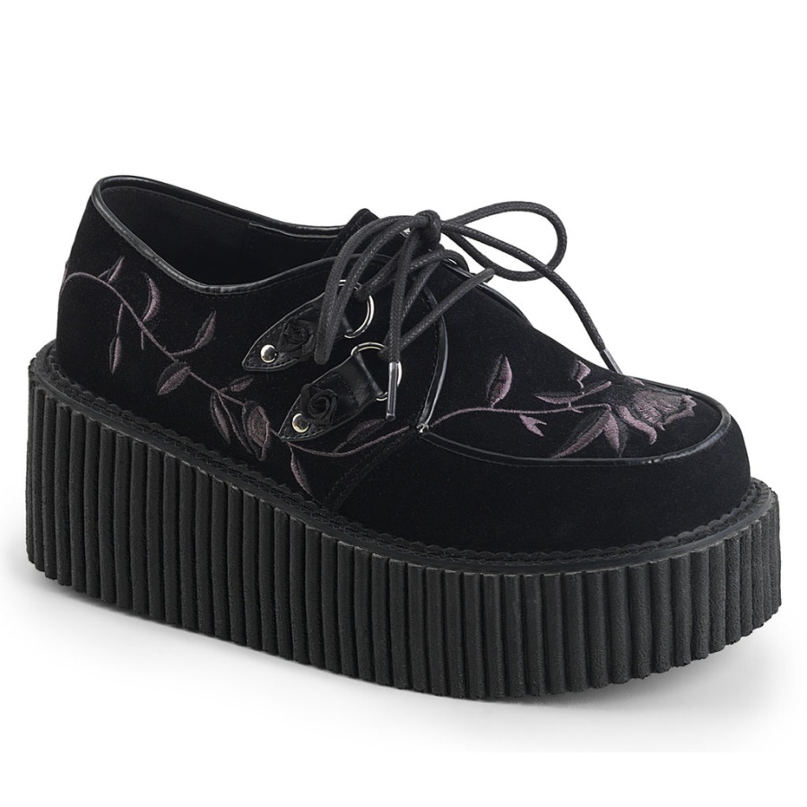 Creeper-219 Black Velvet Demonia