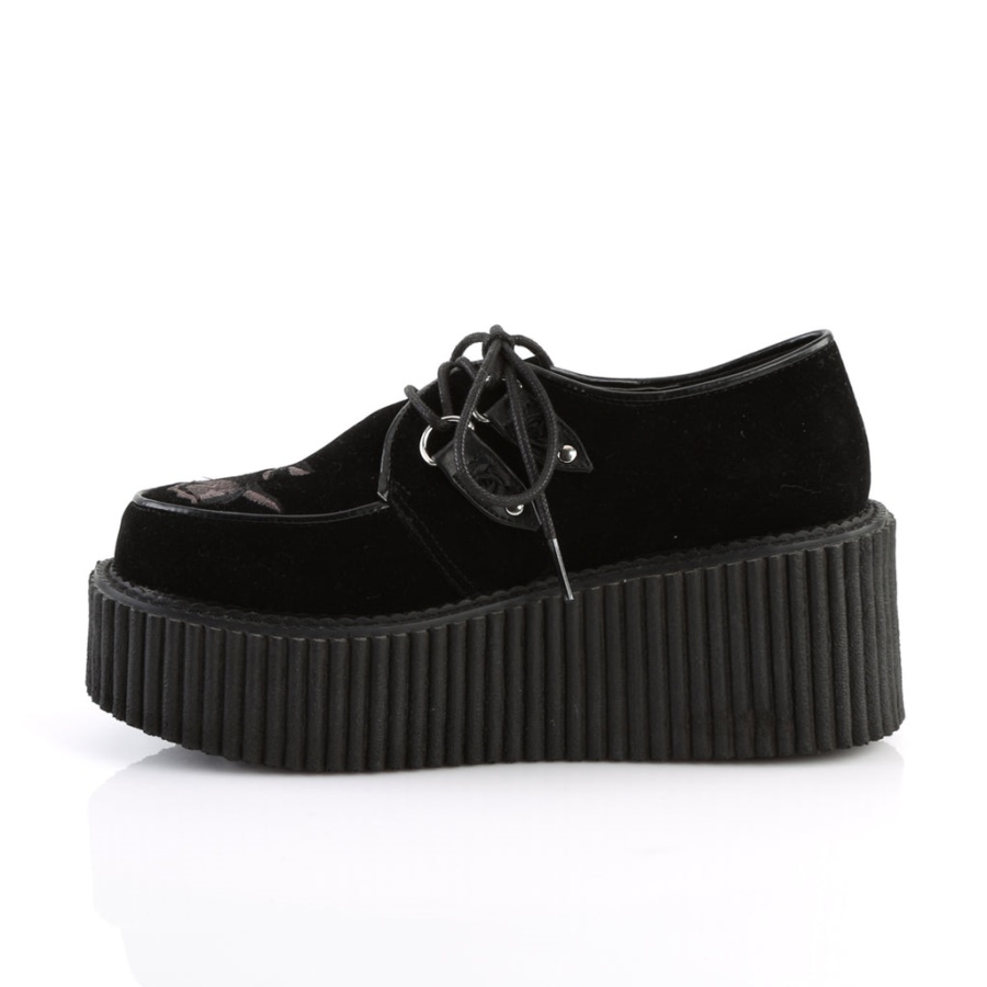 Creeper-219 Black Velvet Demonia