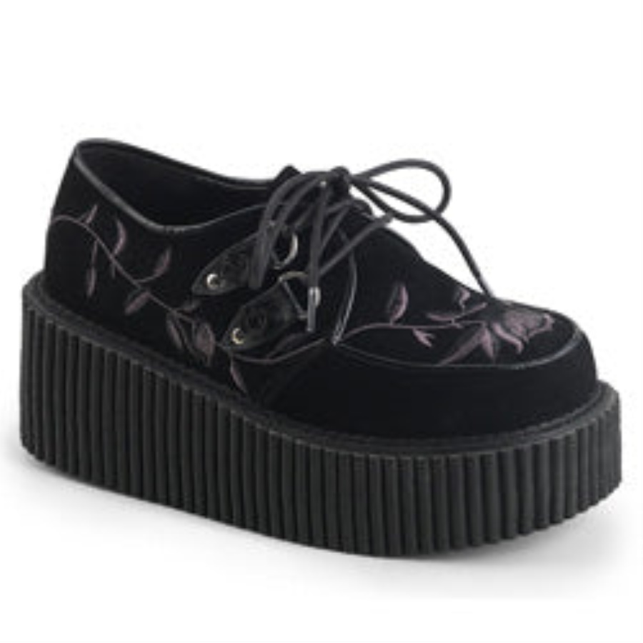 Creeper-219 Black Velvet Demonia