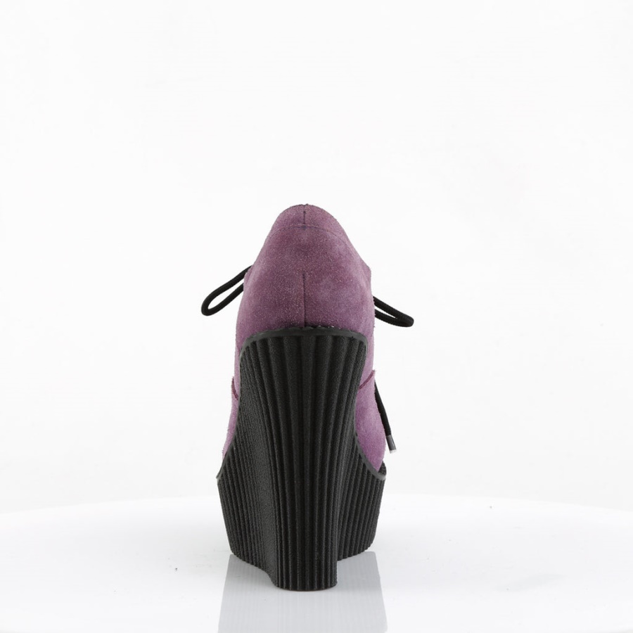 Creeper-304 Purple Vegan Suede-Animal Demonia