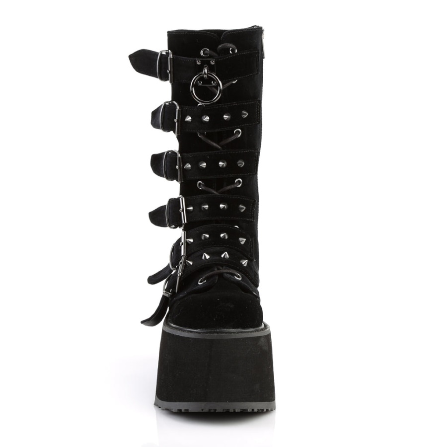 Damned-225 Demonia Black Velvet