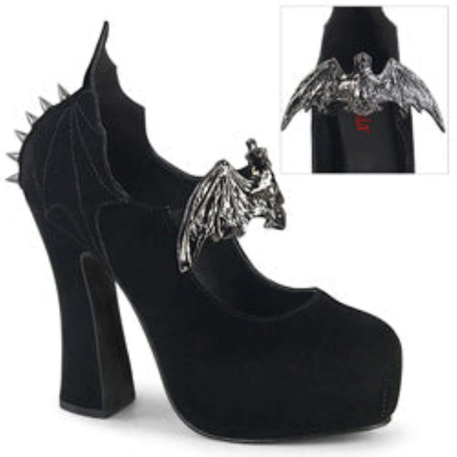 Demon-18 Black Velvet Demonia