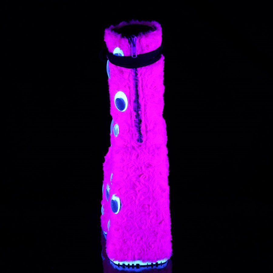 Demonia Black Faux Leather Sneeker-125