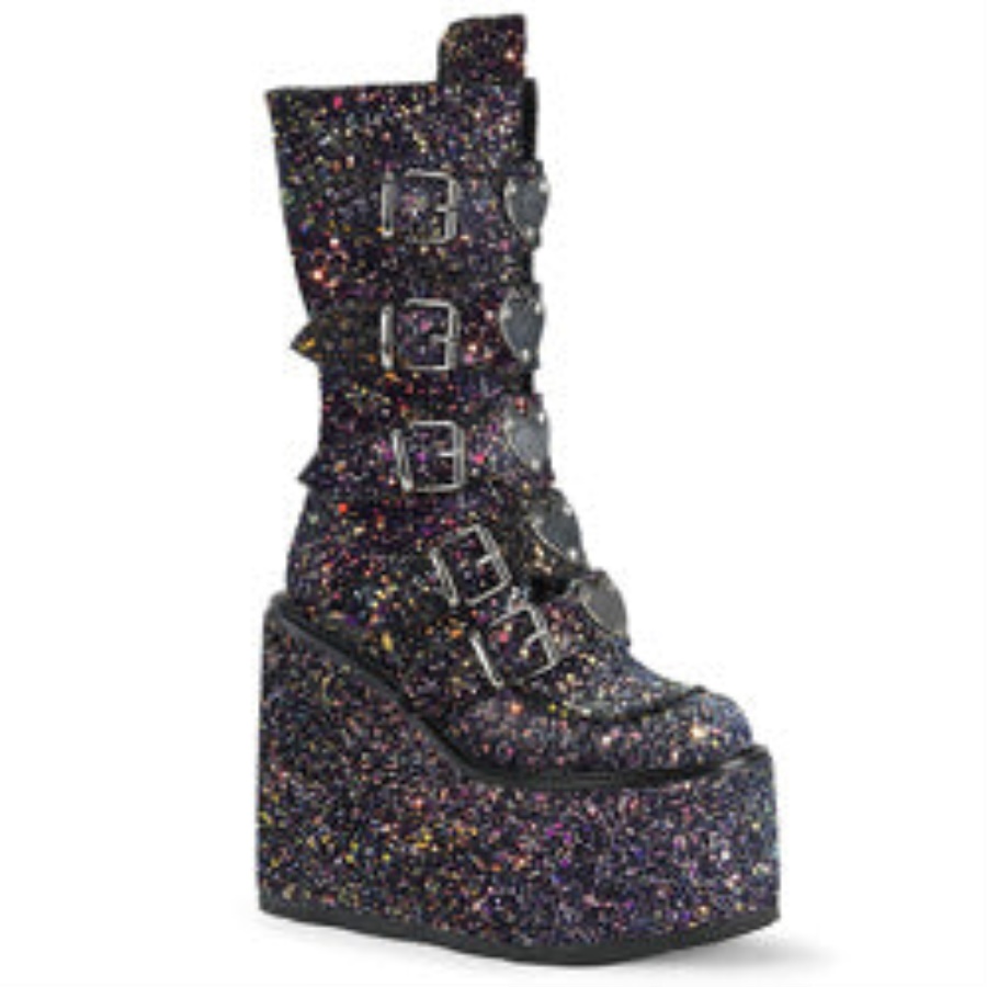 Demonia Black Multi Glitter Swing-230G