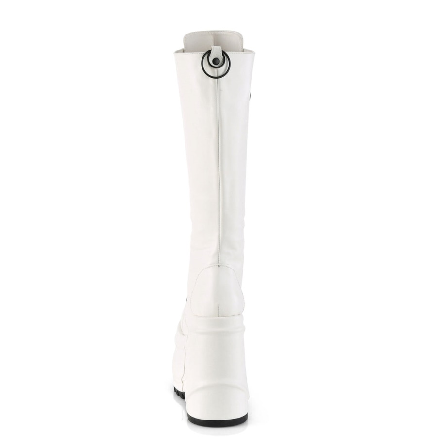 Demonia Black Vegan Leather Damned-318