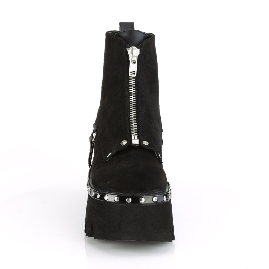 Demonia Black Vegan Leather Poison-99-1
