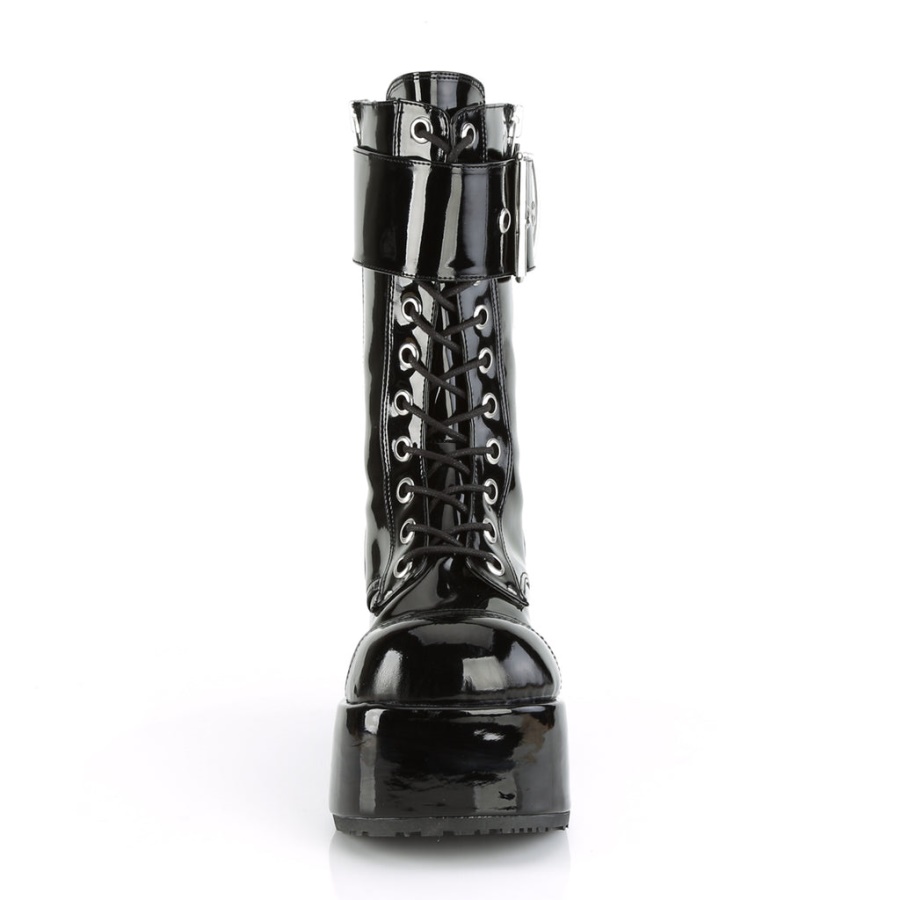 Demonia Black Vegan Leather Shaker-60