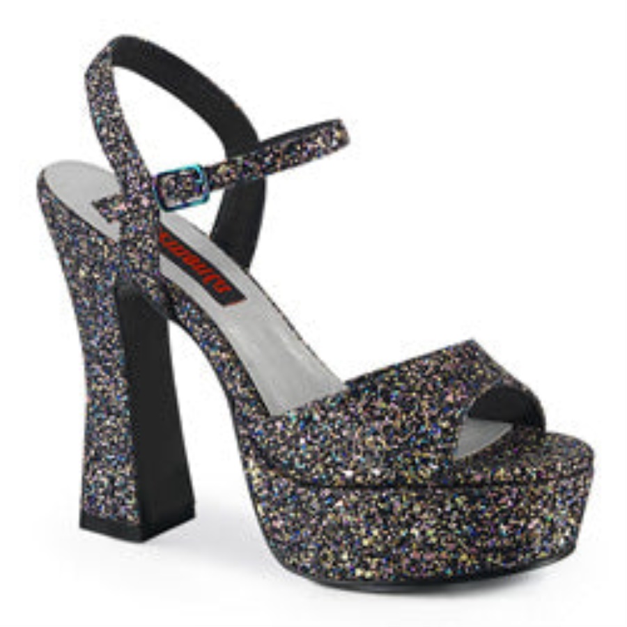 Dolly-09 Demonia Black Multi Glitter