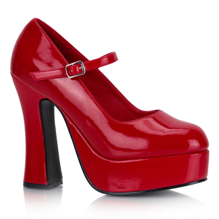Dolly-50 Red Patent Demonia