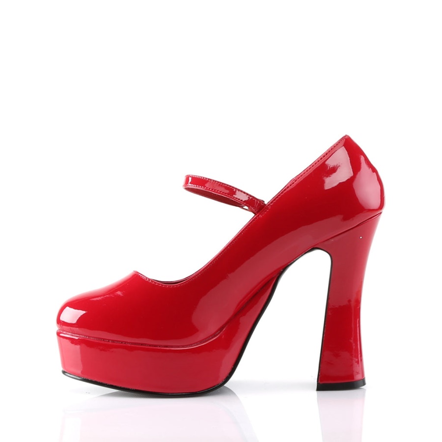 Dolly-50 Red Patent Demonia