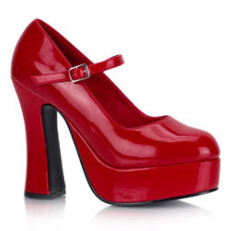 Dolly-50 Red Patent Demonia