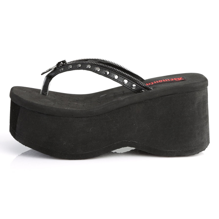 Funn-33 Demonia Black Vegan Leather