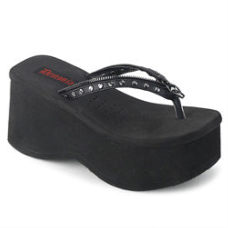 Funn-33 Demonia Black Vegan Leather