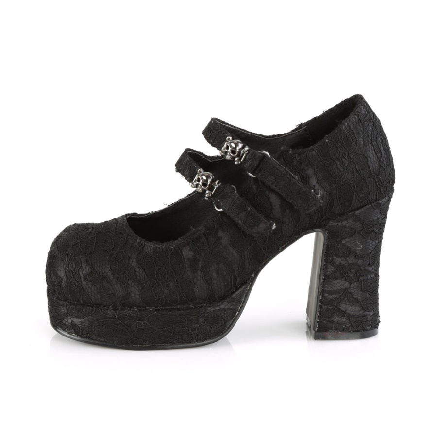 Gothika-09 Black Satin-Lace Demonia