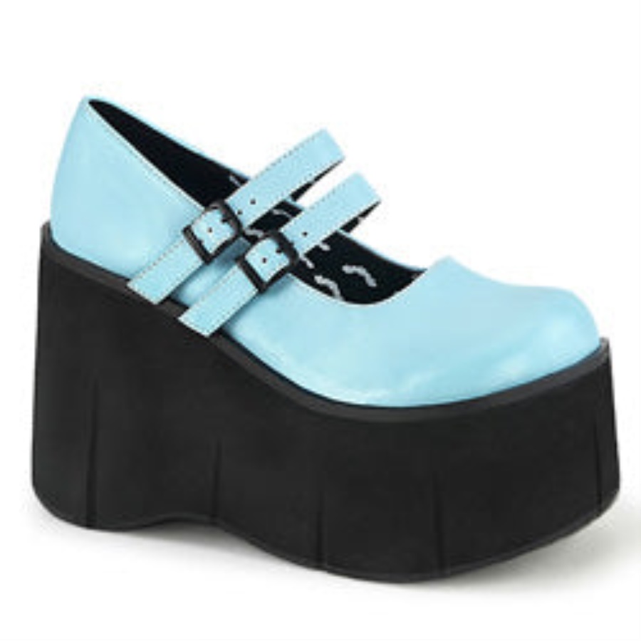 Kera-08 Demonia Baby Blue Vegan Leather