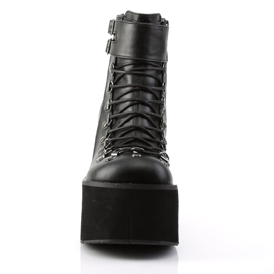Kera-21 Black Vegan Leather Demonia