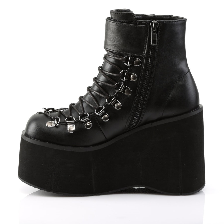 Kera-21 Black Vegan Leather Demonia