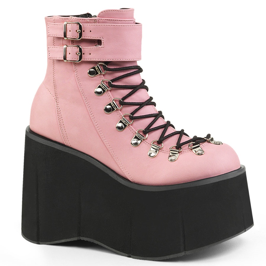 Kera-21 Demonia Baby Pink Vegan Leather