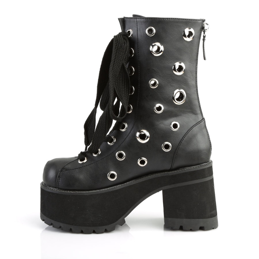Ranger-310 Demonia Black Vegan Leather