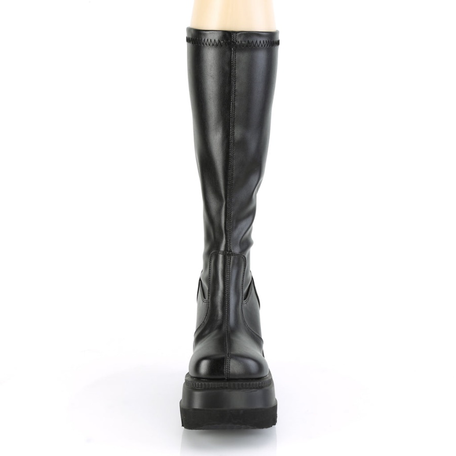 Shaker-65 Demonia Black Str Vegan Leather