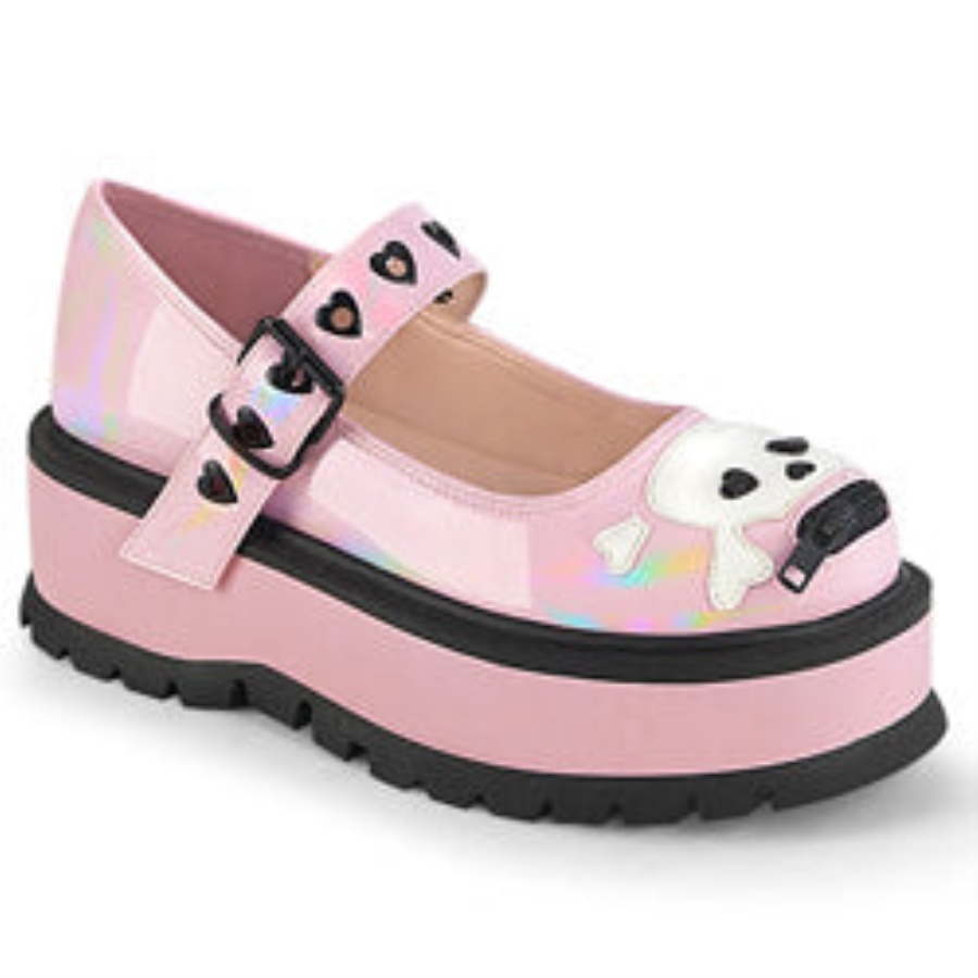 Slacker-27 Baby Pink Hologram Demonia