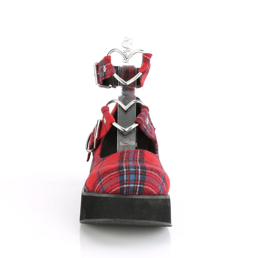 Sprite-02 Demonia Red Plaid Fabric