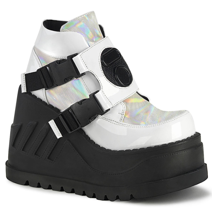 Stomp-15 Demonia White Patent-Multi