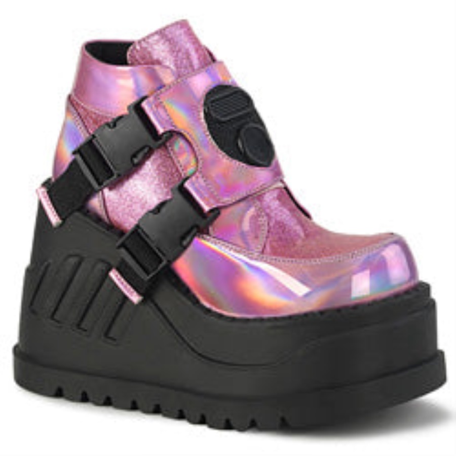 Stomp-15 Pink Hologram-Glitter Demonia