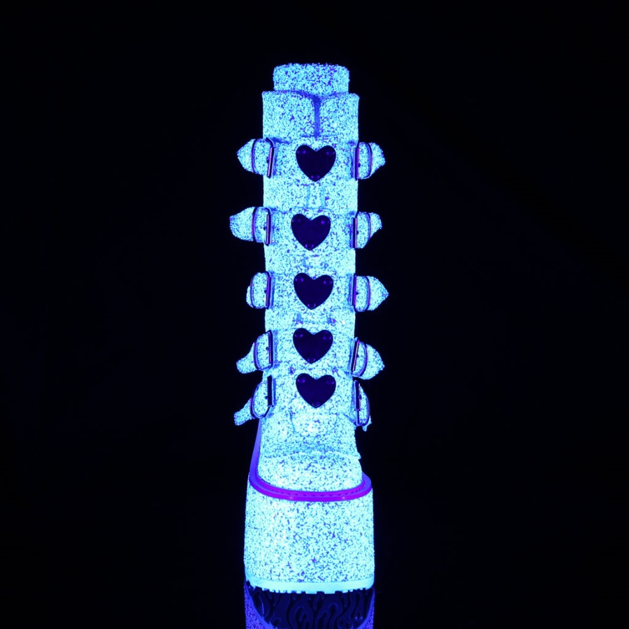 Swing-230G White Multi Glitter Demonia