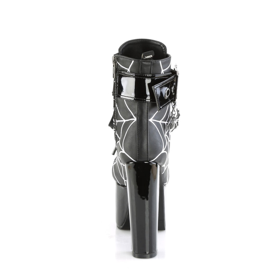 Torment-51 Demonia Black Vegan Leather