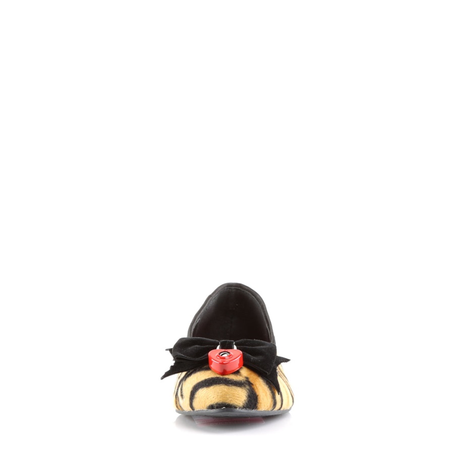 Vail-02 Tiger Print Faux Hair Demonia