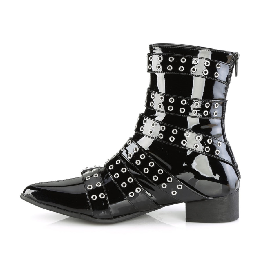 Warlock-70 Black Patent Demonia