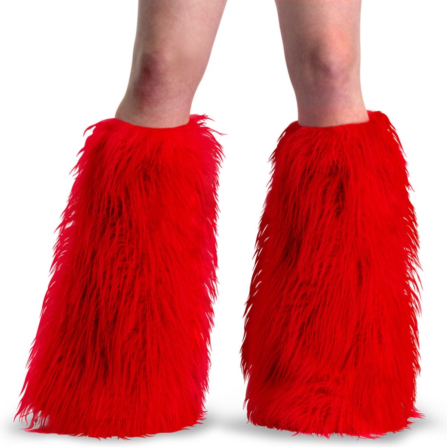 Yeti-08 Demonia Red Faux Fur