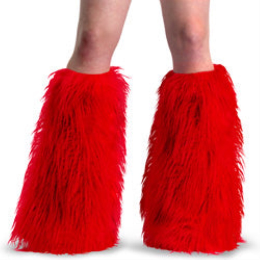 Yeti-08 Demonia Red Faux Fur