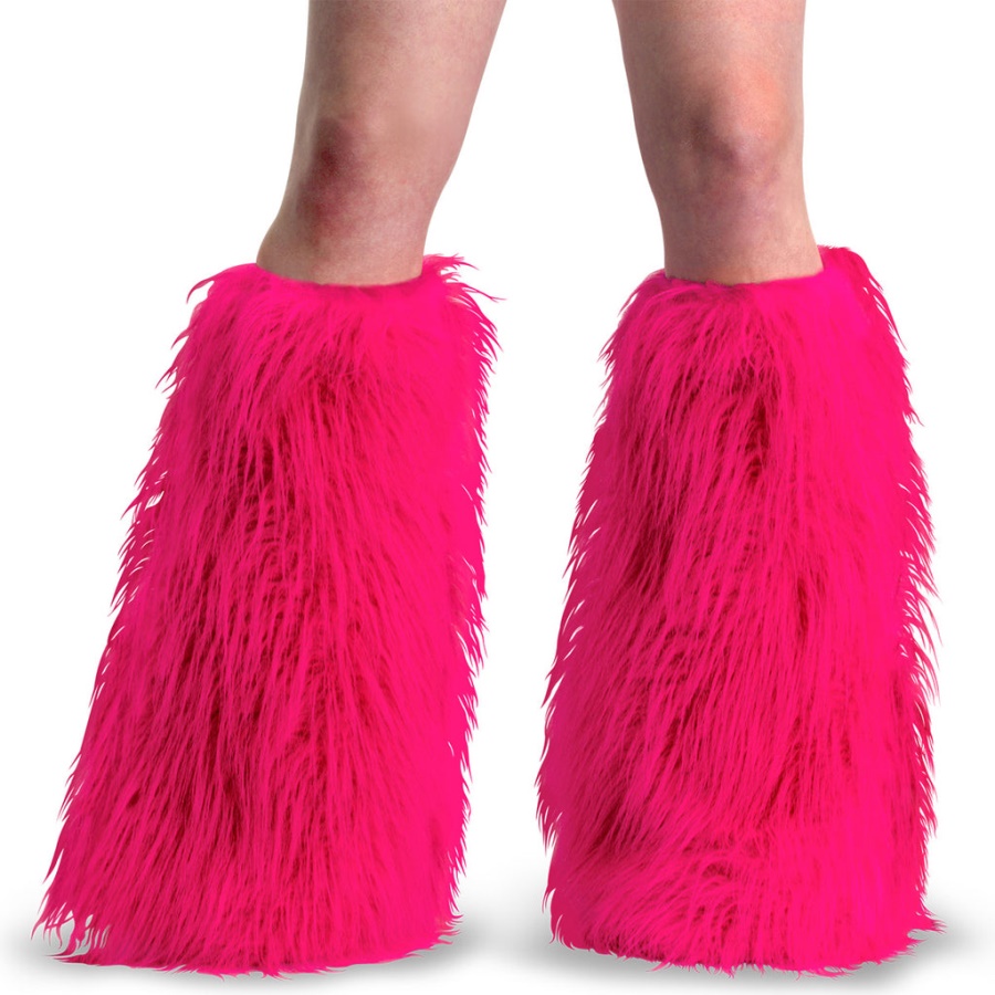 Yeti-08 Hot Pink Faux Fur Demonia