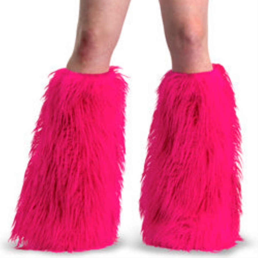 Yeti-08 Hot Pink Faux Fur Demonia