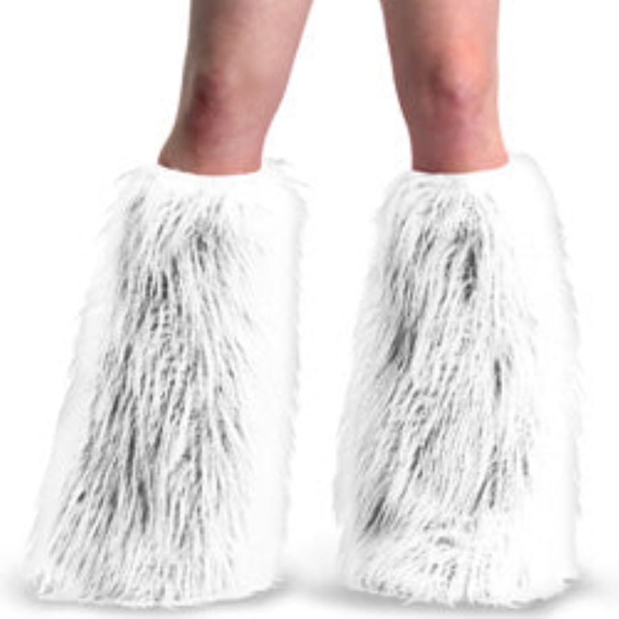 Yeti-08 White Faux Fur Demonia