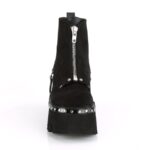 Ashes-100 Black Vegan Suede Demonia - Image 3