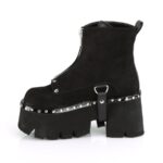 Ashes-100 Black Vegan Suede Demonia - Image 4