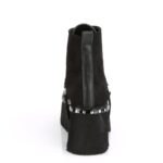 Ashes-100 Black Vegan Suede Demonia - Image 5